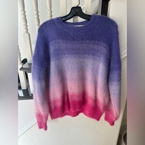 Marant Etoile Gradient Mohair Ombre Sweater, Size 36